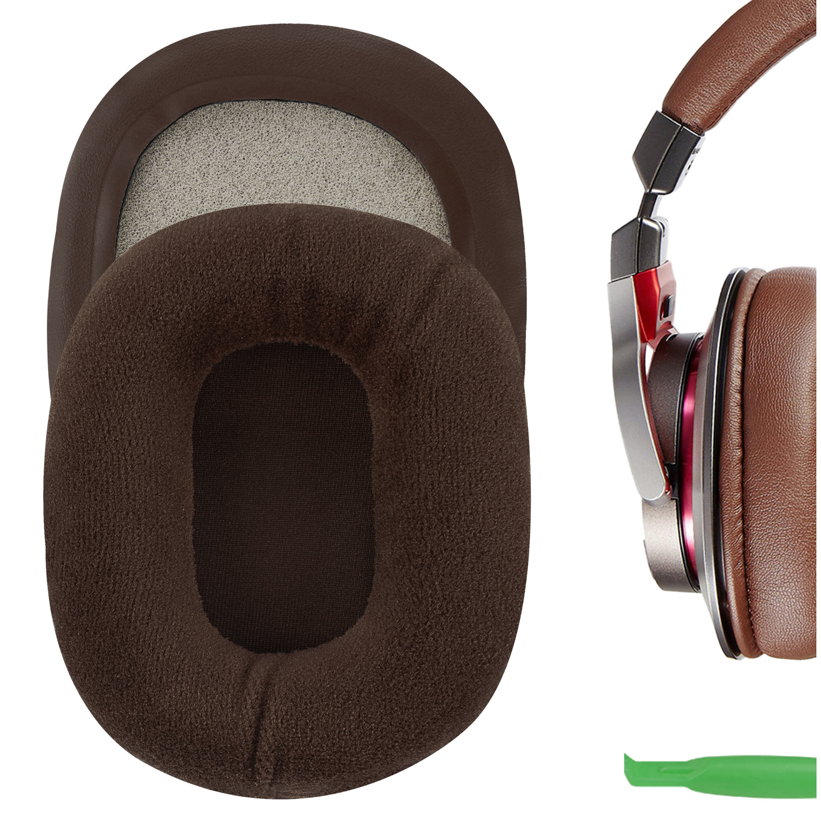Geekria Replacement Ear Pads for Audio Technica ATH M50 Headphones