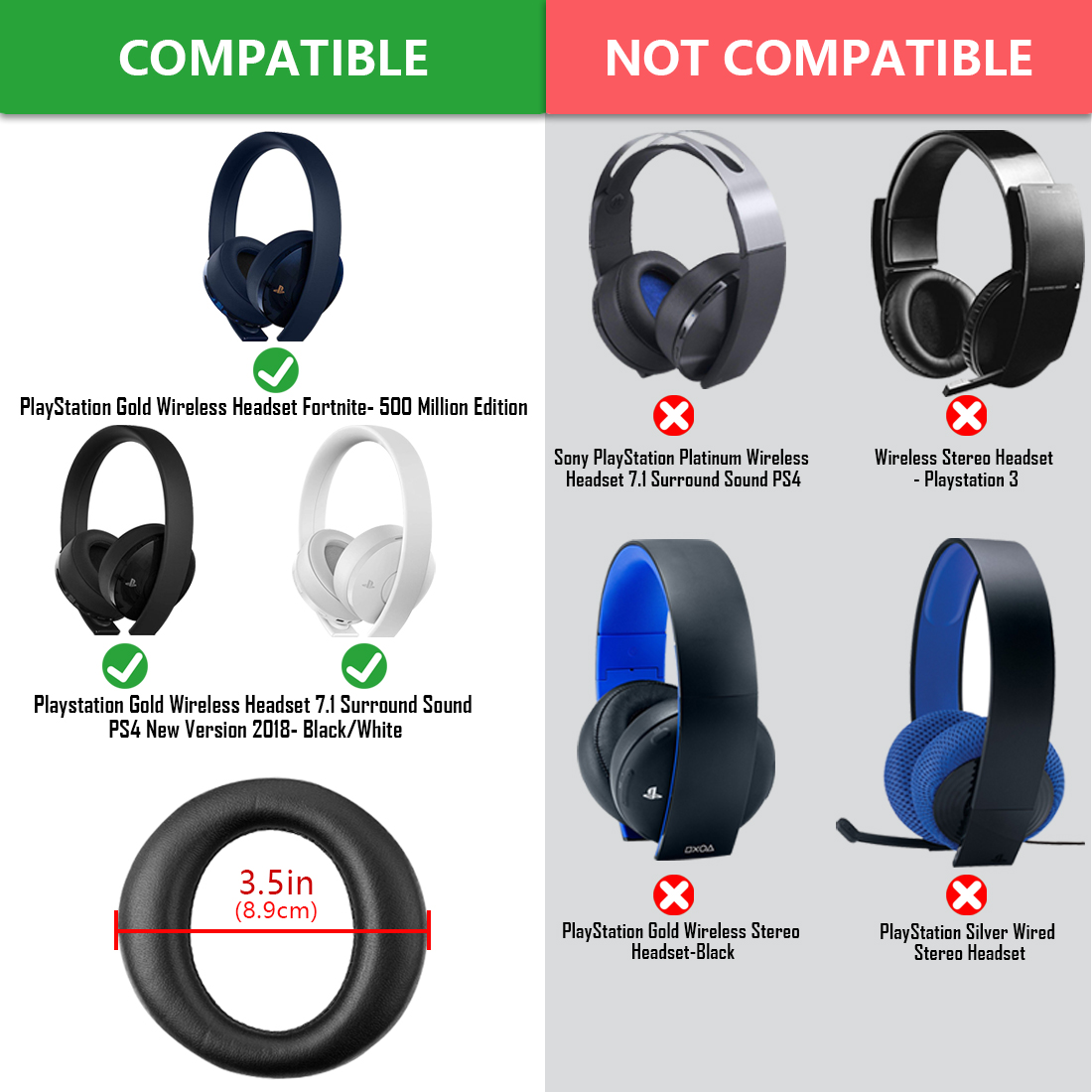for Ps4 Gold Wireless 2018 Headphones 