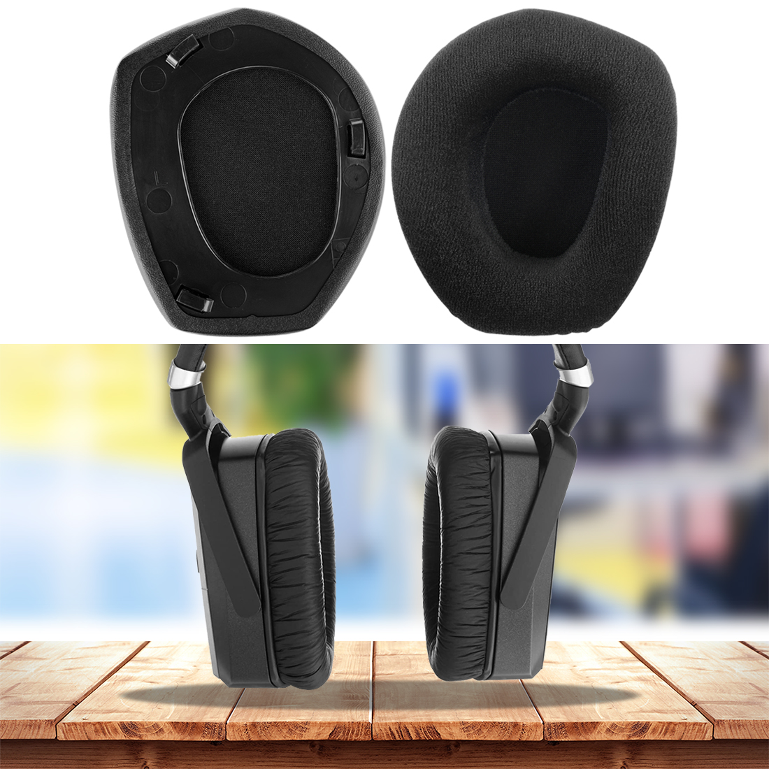 Geekria Ear Pads for Sennheiser RS175, RS195 Headphones Replacement Ear