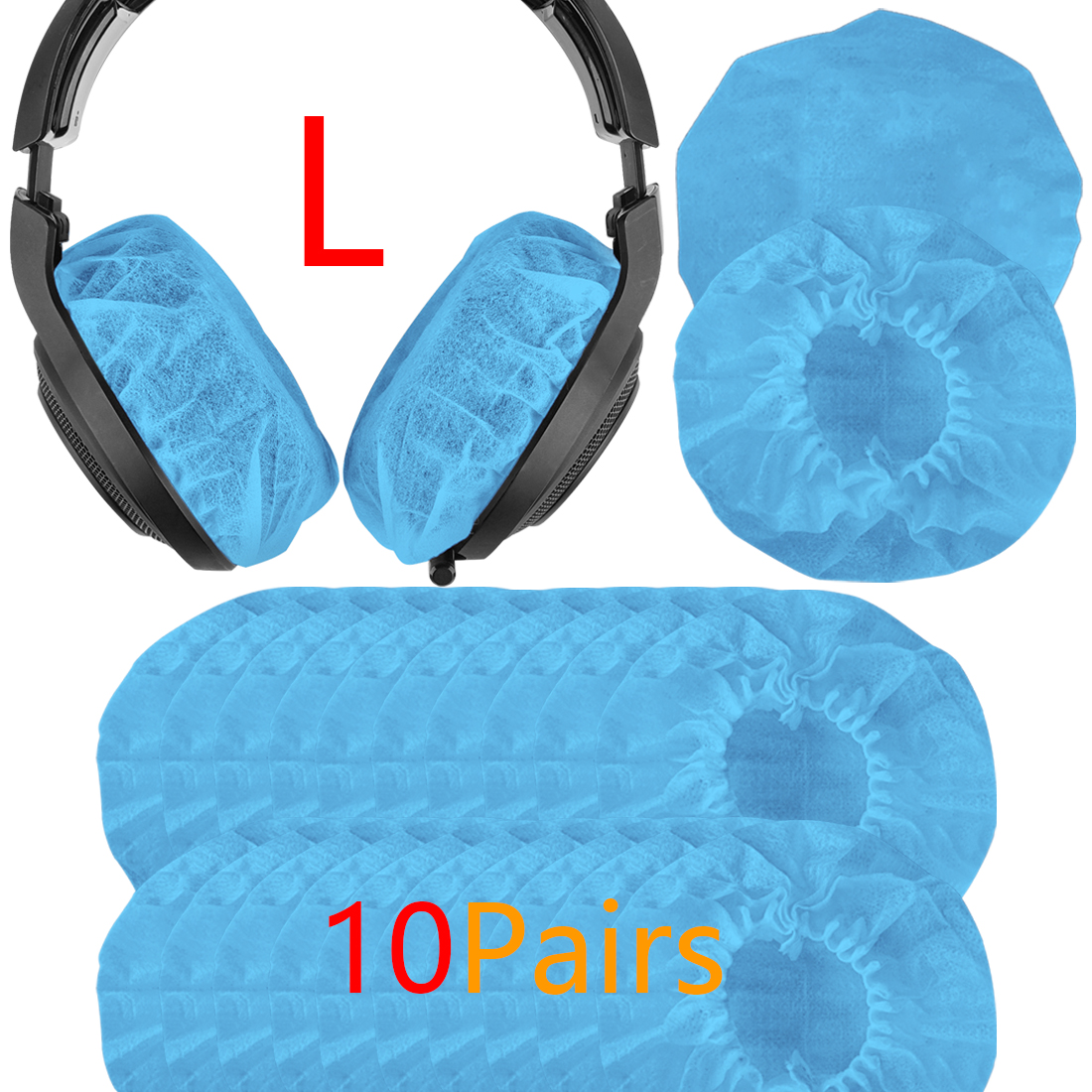 Geekria 10 Pairs Large Stretchable Headphone Earpad Covers eBay