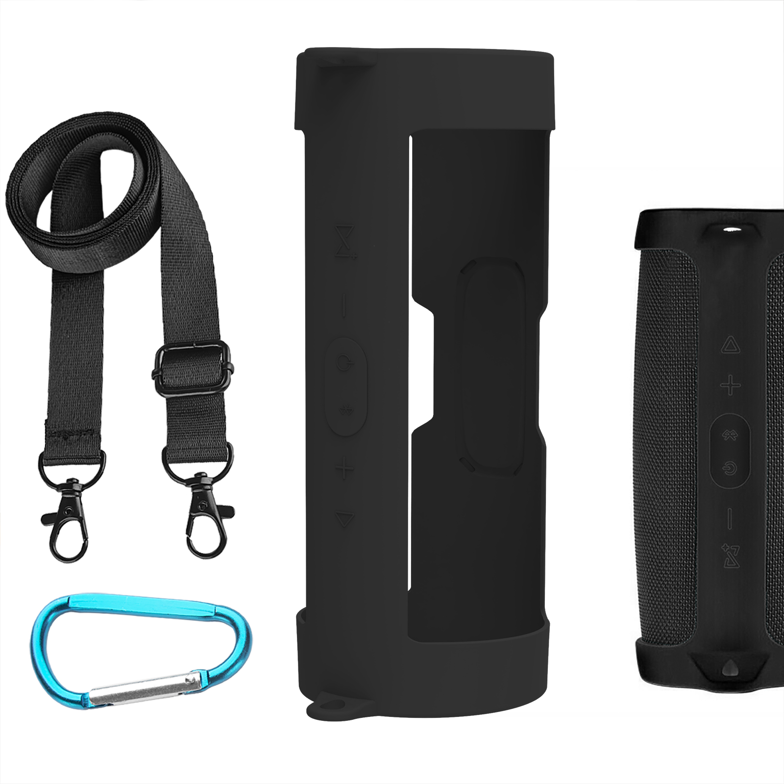 Geekria Silicone Case for JBL Charge 5, Charge 4 Bluetooth Speaker