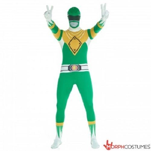 Morphsuits Green Power Rangers Body Suit Skin Halloween Adult Costume 78-0319