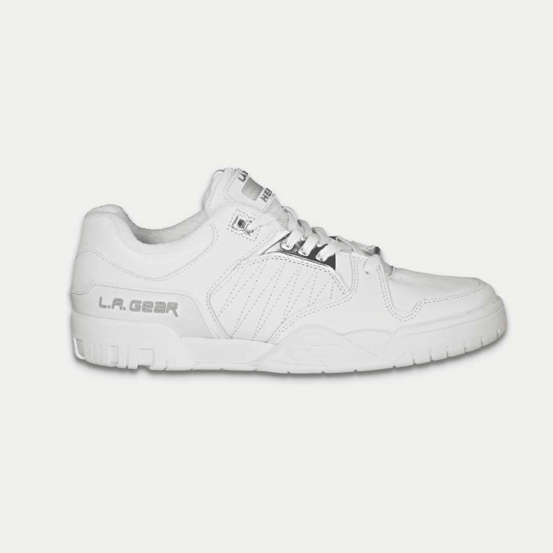 LA Gear Mens Boardwalk - 2022 Genuine Leather Lighted Tongue Low Top