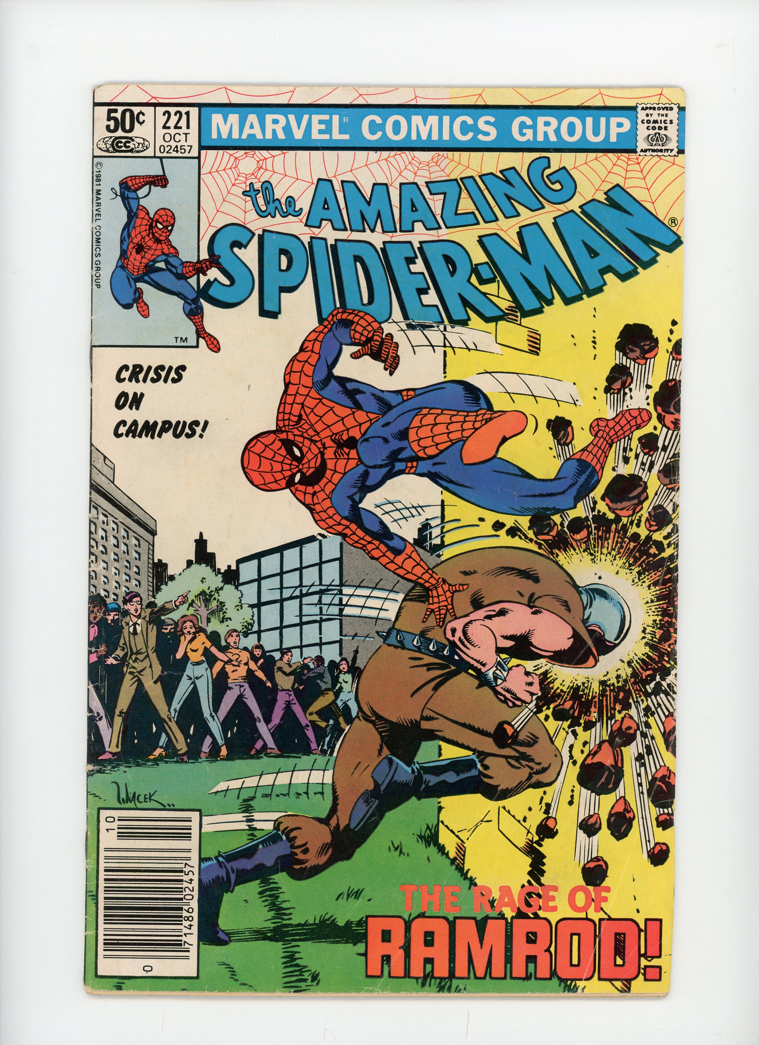 AMAZING SPIDER-MAN #221 | Marvel | October 1981 | Vol 1 | Ramrod