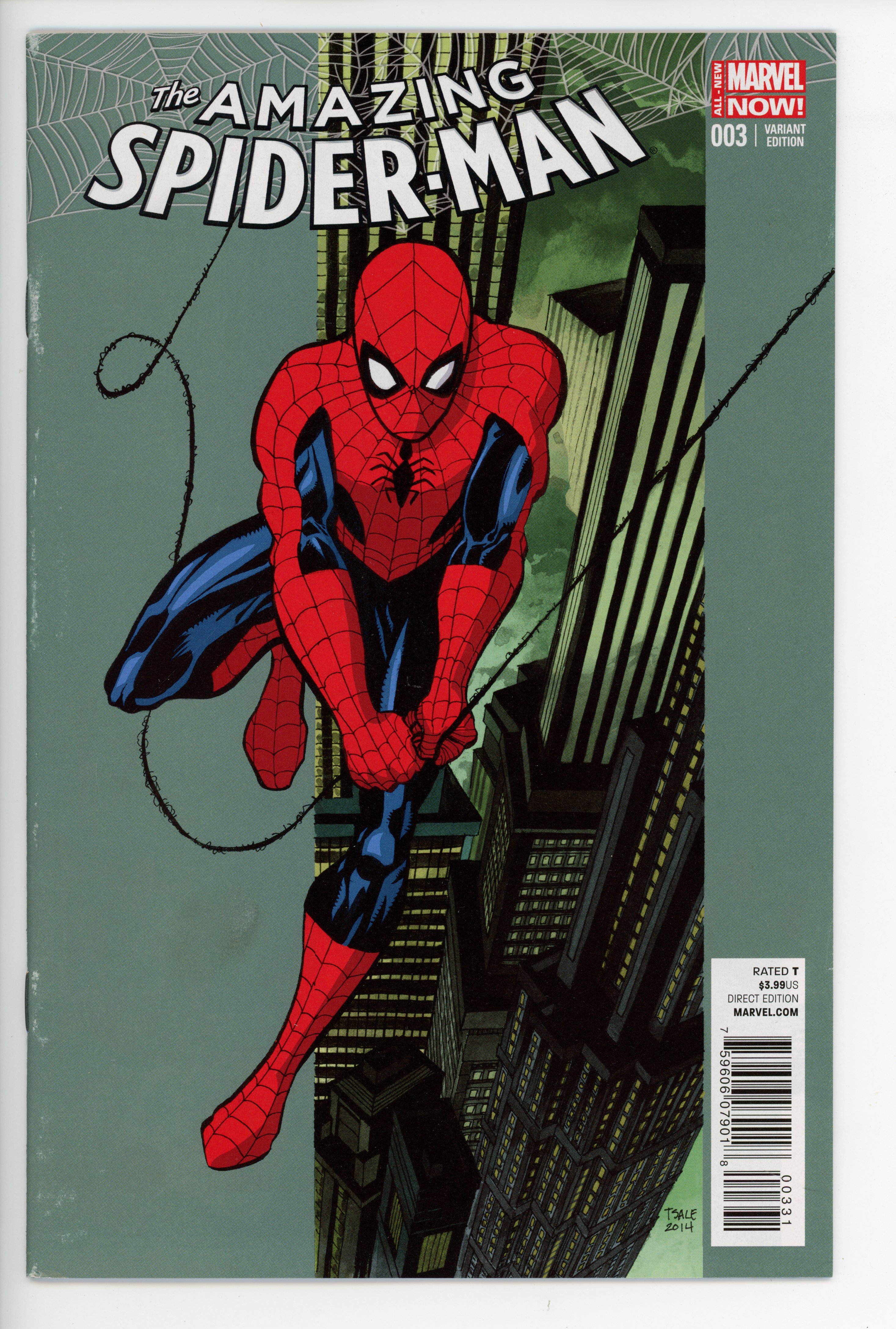 AMAZING SPIDER-MAN #3 | Marvel | Aug 2014 | Vol 3 | Tim Sale 1:25