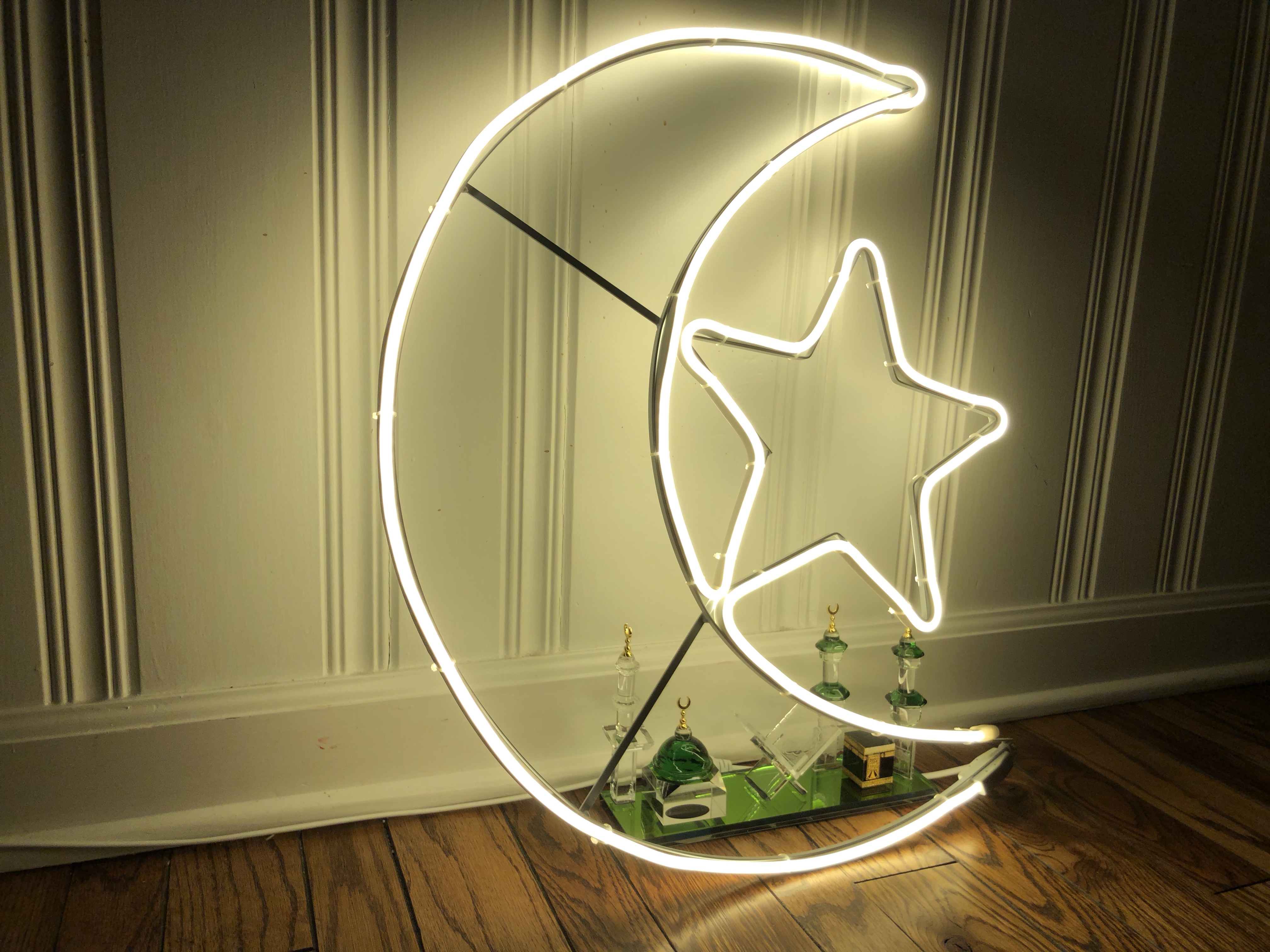 Wall Hanging Fall Holiday Decor LED Moon Star Neon Light With US Plug 24 EBay