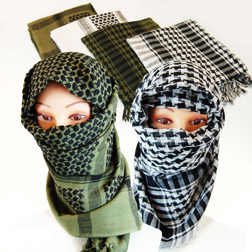 100 Cotton Patterned Dust Shield Head Neck Face Cover Scarf Wrap