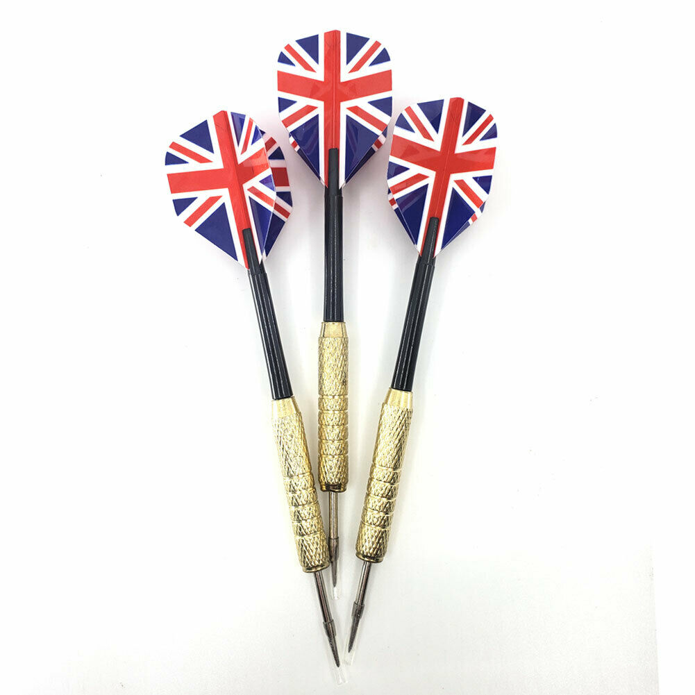 12sets of Steel Tip Darts Slim Barrel With Nice Dart Flights Dart Tips