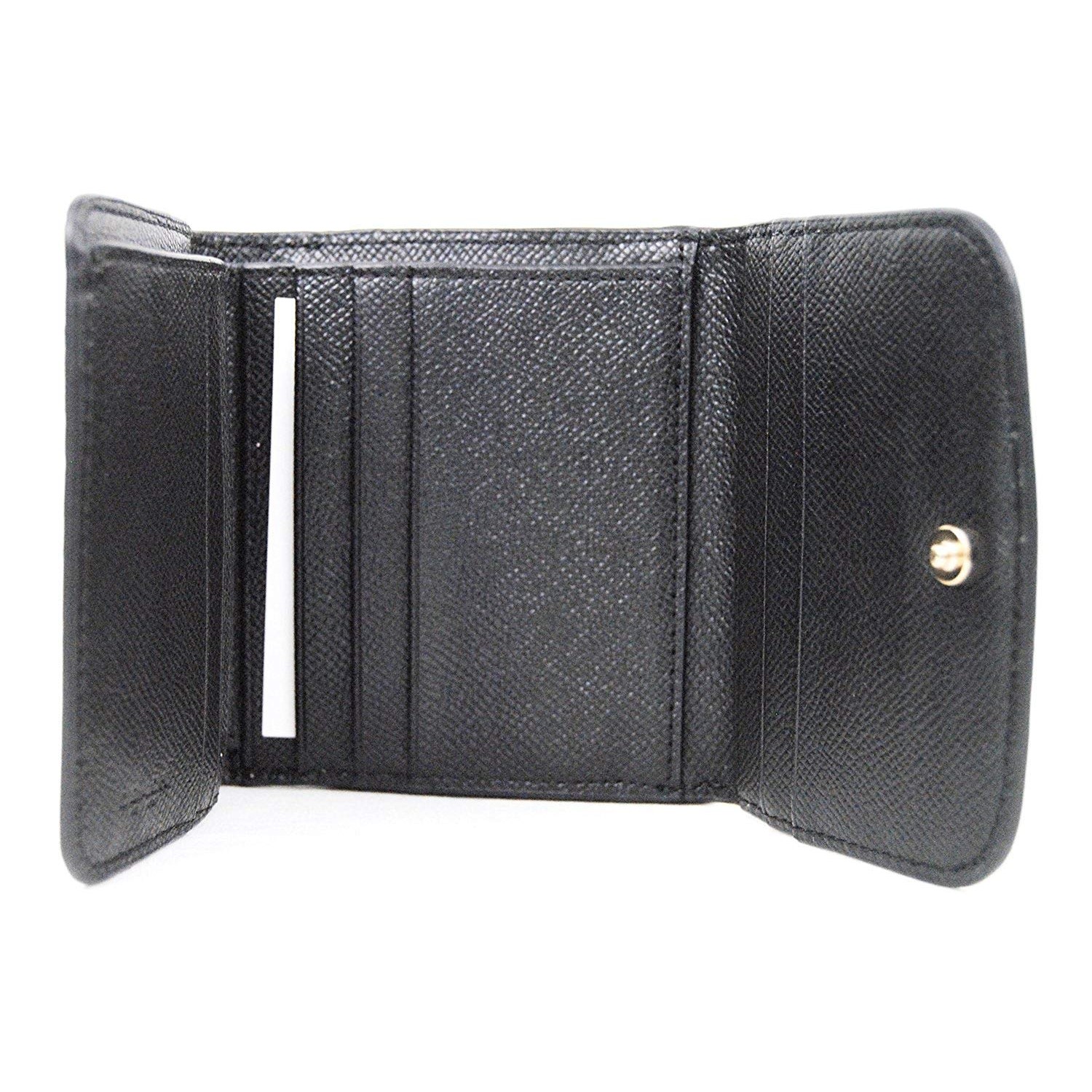 coach wallet brown and black