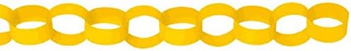 Chain Link Garland Solid Color Paper Theme Party Hanging Decoration 9 COLORS - Picture 10 of 10