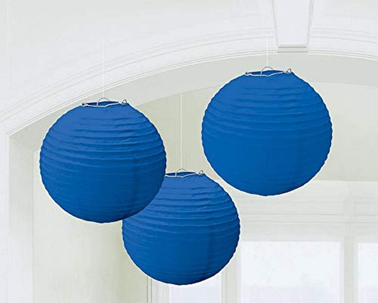 Solid Color Birthday Theme Party Decoration 9.5″ Round Paper Lanterns 4 COLORS