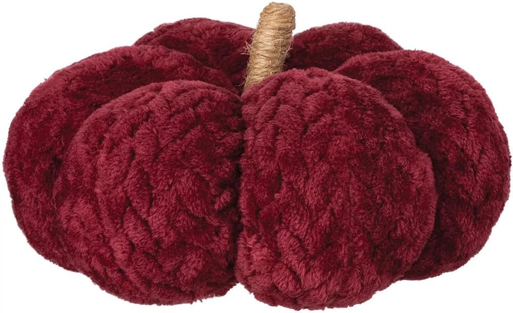 Herringbone Terry Fabric Pumpkin Fall Thanksgiving Party Decoration 3 COLORS