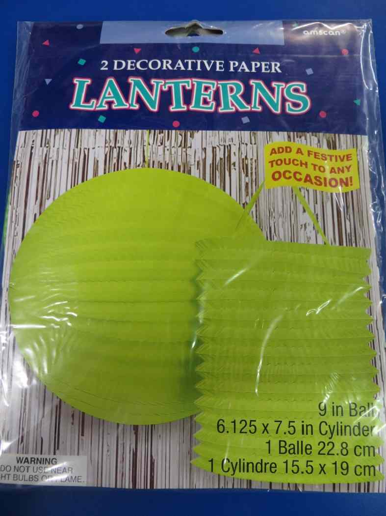 Solid Color Birthday Theme Party Hanging Decoration Paper Lanterns 6 COLORS