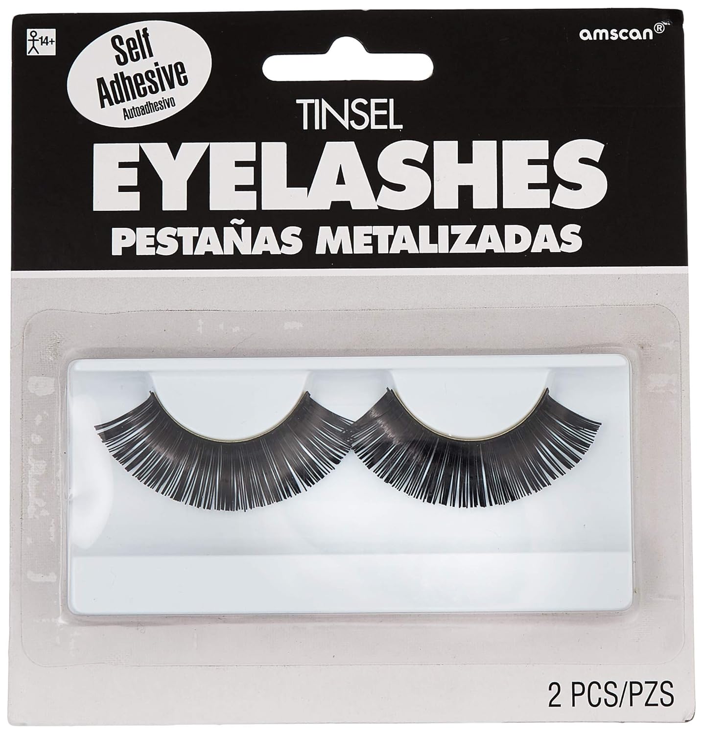 Tinsel Eyelashes Fake Fancy Dress Up Halloween Adult Costume Accessory 8 COLORS