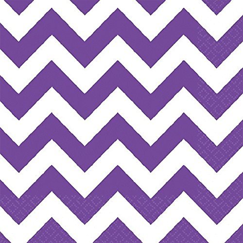 Chevron Polka Dot Modern Theme Birthday Party Paper Beverage Napkins 15 COLORS - Picture 9 of 13