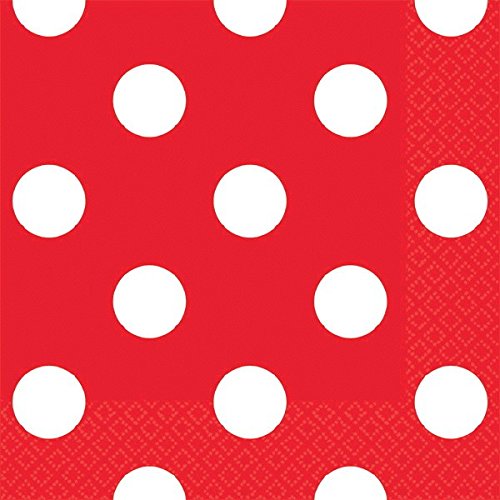Dots Polka Dot Solid Color Theme Birthday Party Paper Beverage Napkins 17 COLORS