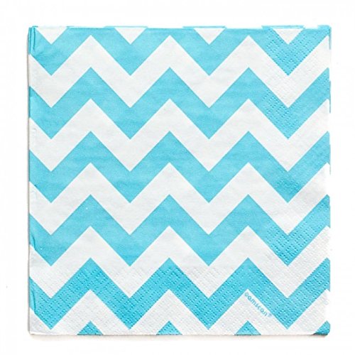 Chevron Polka Dot Modern Theme Birthday Party Paper Luncheon Napkins 15 COLORS - Picture 6 of 13