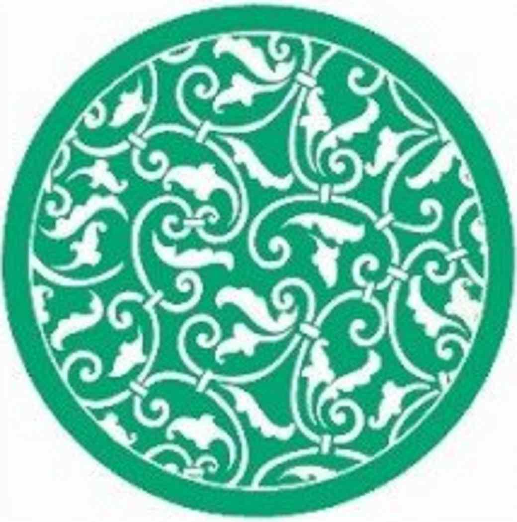 Ornamental Scroll Floral Solid Color Party 7″ Paper Dessert Plates 10 COLORS