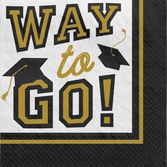 True to Your School Spirit Graduation Party Paper Beverage Napkins 11 COLORS - Picture 2 of 12