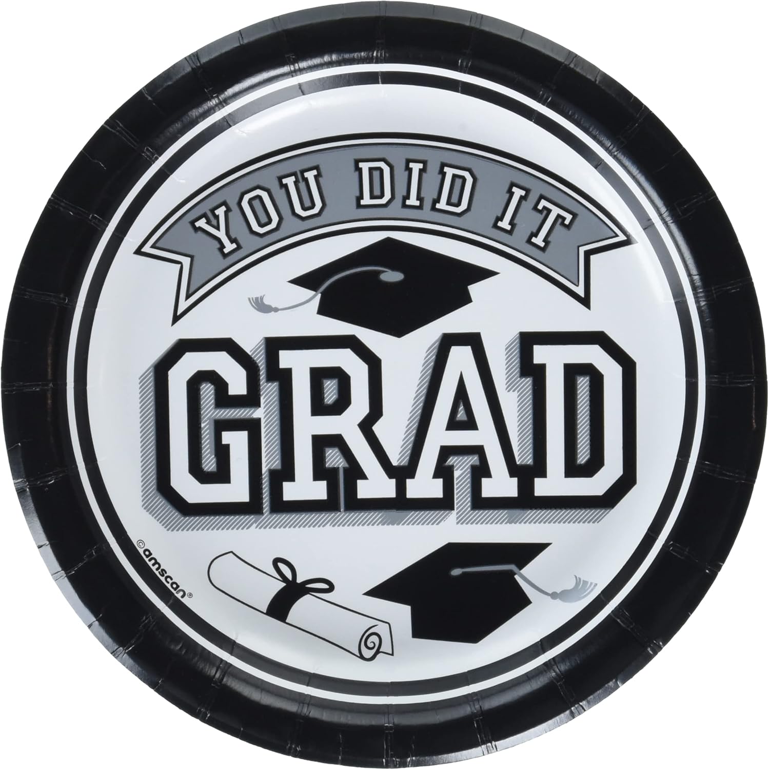 True to Your School Spirit Graduation Theme Party 6.75" Dessert Plates 11 COLORS - Picture 11 of 12