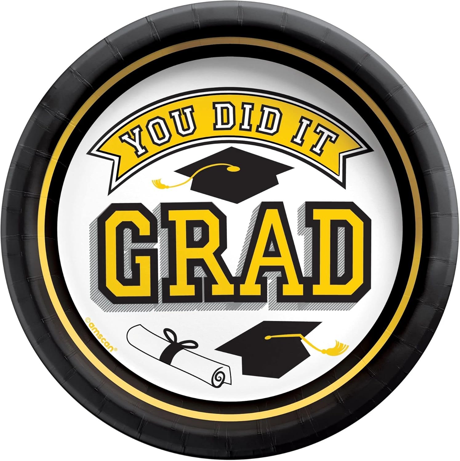 True to Your School Spirit Graduation Theme Party 6.75" Dessert Plates 11 COLORS - Picture 12 of 12