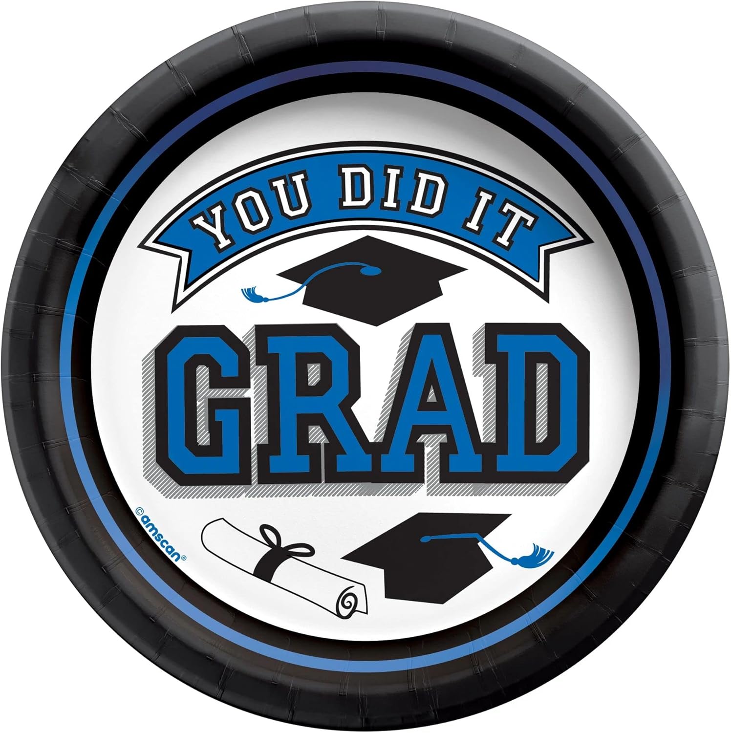 True to Your School Spirit Graduation Theme Party 6.75" Dessert Plates 11 COLORS - Picture 9 of 12
