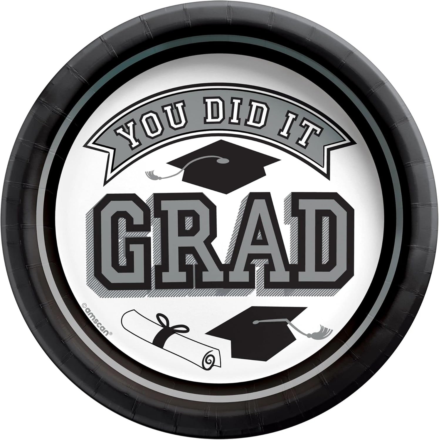 True to Your School Spirit Graduation Theme Party 6.75" Dessert Plates 11 COLORS - Picture 10 of 12