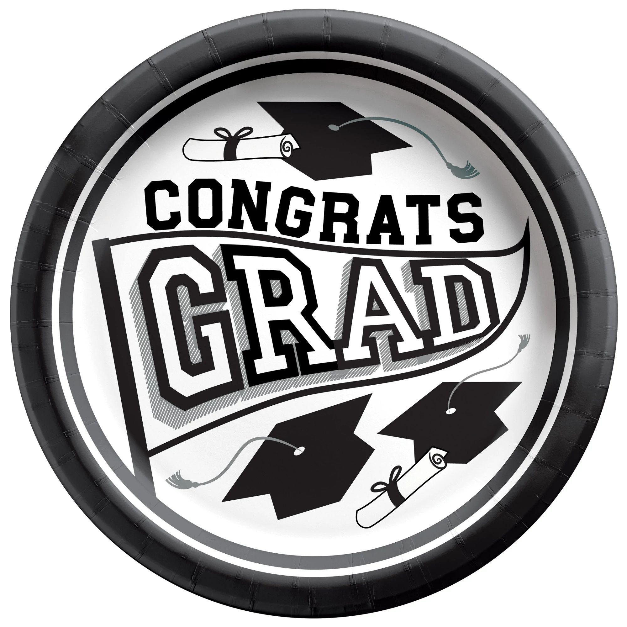 True to Your School Spirit Graduation Party 8.5" Paper Dinner Plates 11 COLORS - Picture 10 of 11