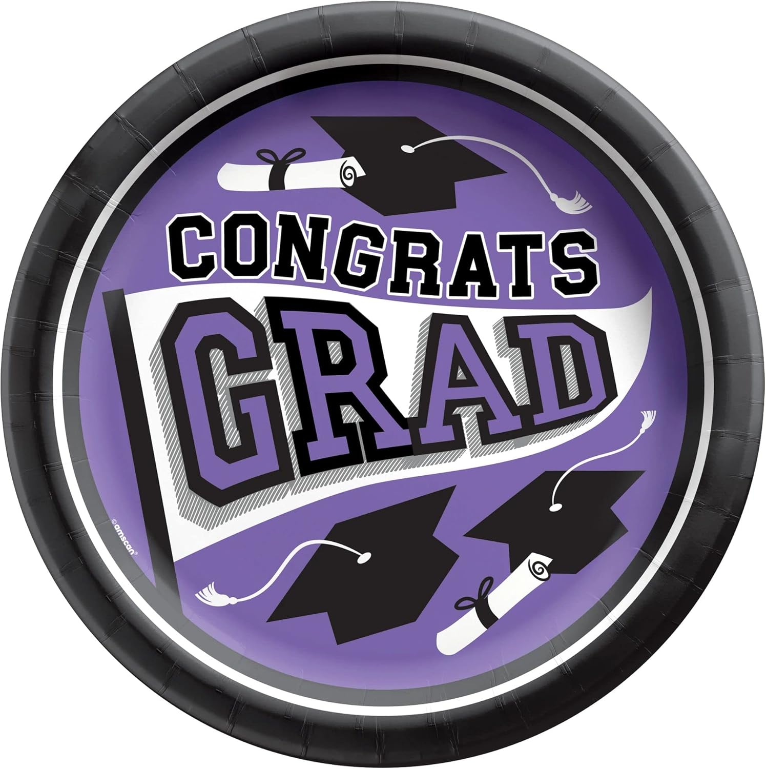 True to Your School Spirit Graduation Party 8.5" Paper Dinner Plates 11 COLORS - Picture 6 of 11