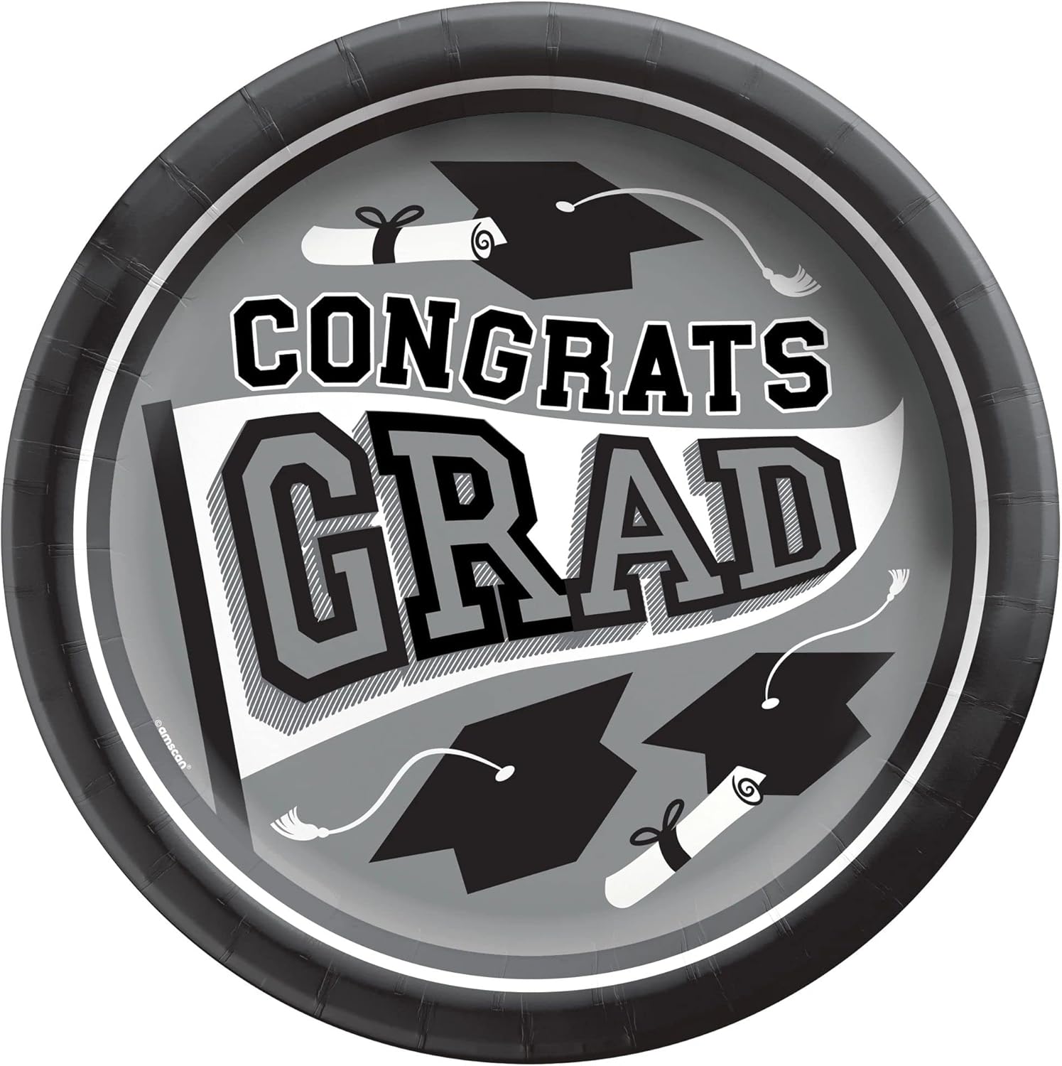 True to Your School Spirit Graduation Party 8.5" Paper Dinner Plates 11 COLORS - Picture 9 of 11