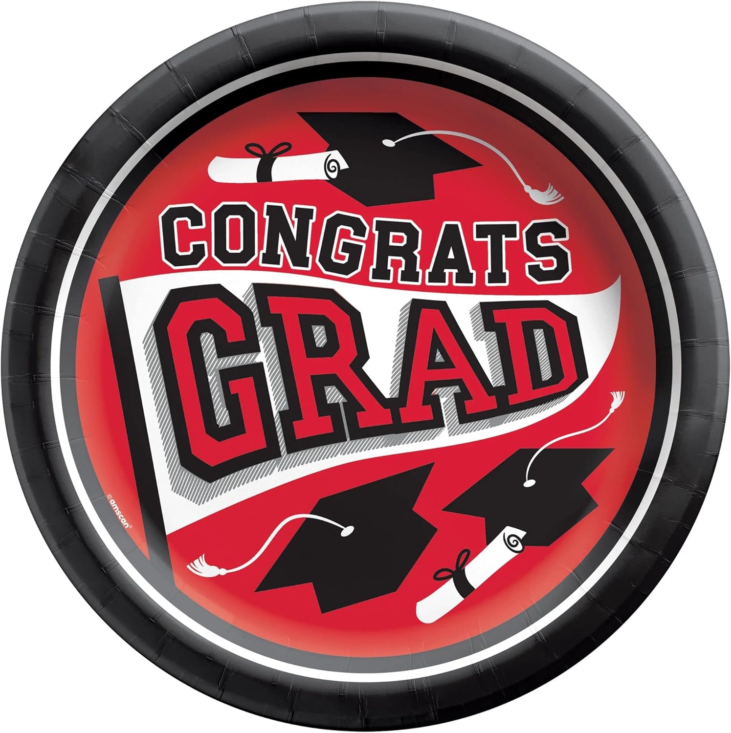 True to Your School Spirit Graduation Party 8.5" Paper Dinner Plates 11 COLORS - Picture 7 of 11