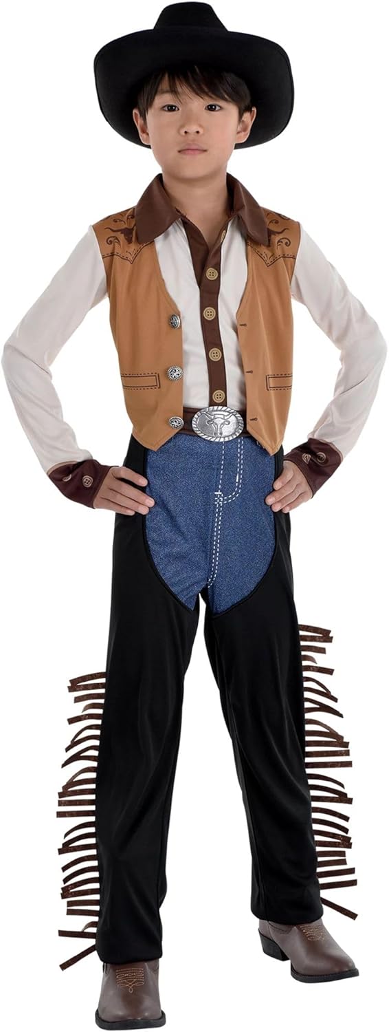 Cowboy Western Boy Sheriff Suit Yourself Fancy Dress Up Halloween Child Costume - Picture 9 of 10