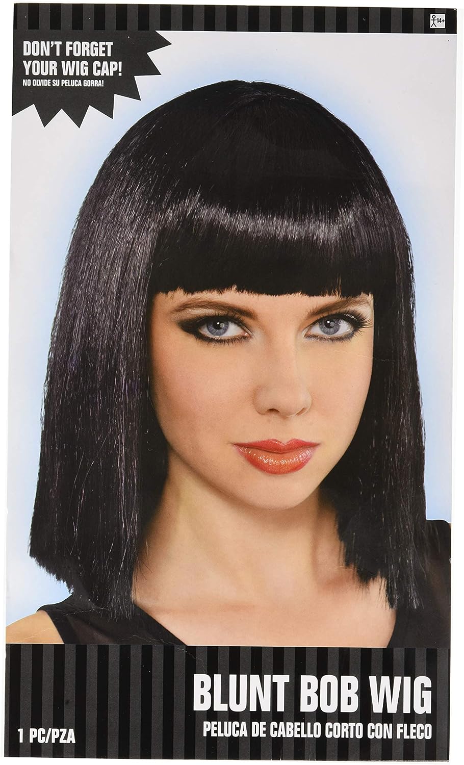 Cleopatra Long Blunt Bob Wig Halloween Costume Accessories  display picture 3