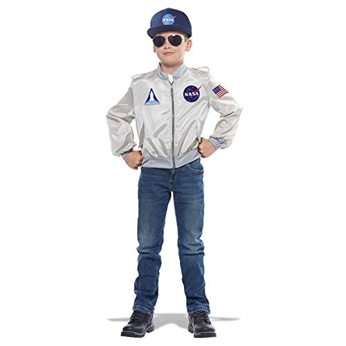 Chaqueta de Vuelo de la NASA Astronauta Programa Espacial Elegante Vestido Halloween Niño Disfraz - Imagen 7 de 10