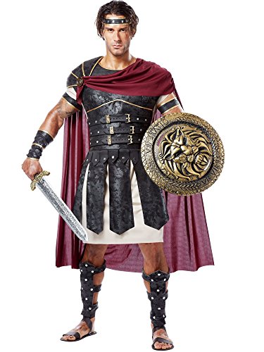 Römischer Gladiator griechischer Soldat Krieger ausgefallenes Verkleiden Halloween Erwachsenenkostüm - Bild 9 von 10