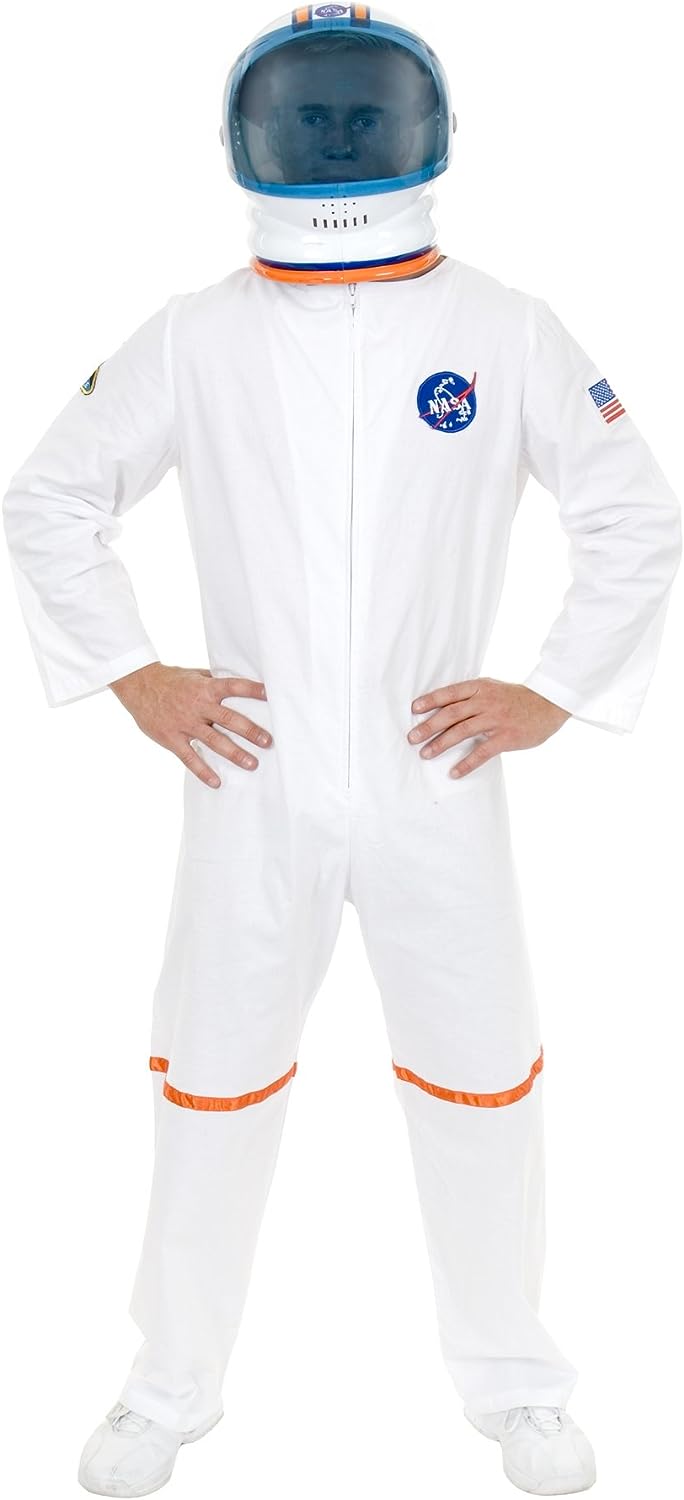 Astronaut Space Suit Explorer Fancy Dress Up Halloween Adult Costume 2 COLORS - Picture 5 of 6