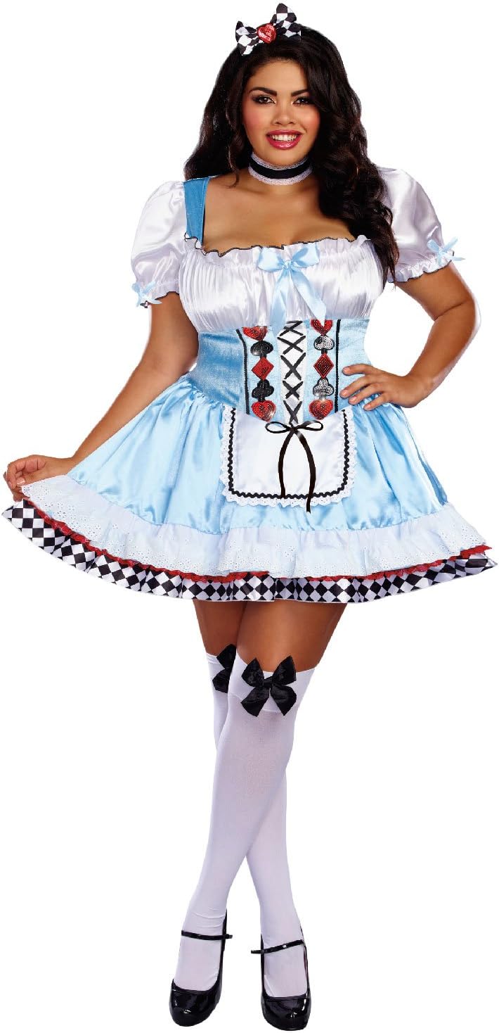 Beyond Wonderland Alice Fairy Tale Storybook Fancy Dress Halloween Adult Costume - Picture 11 of 14