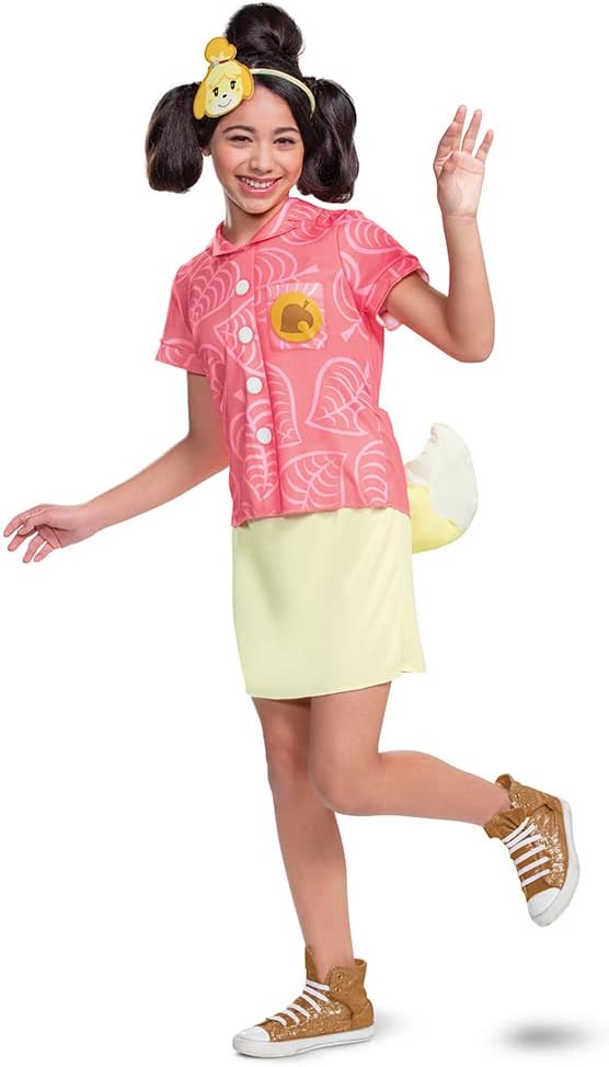 Isabelle Classic Animal Crossing Game Fancy Dress Up Halloween Child Costume