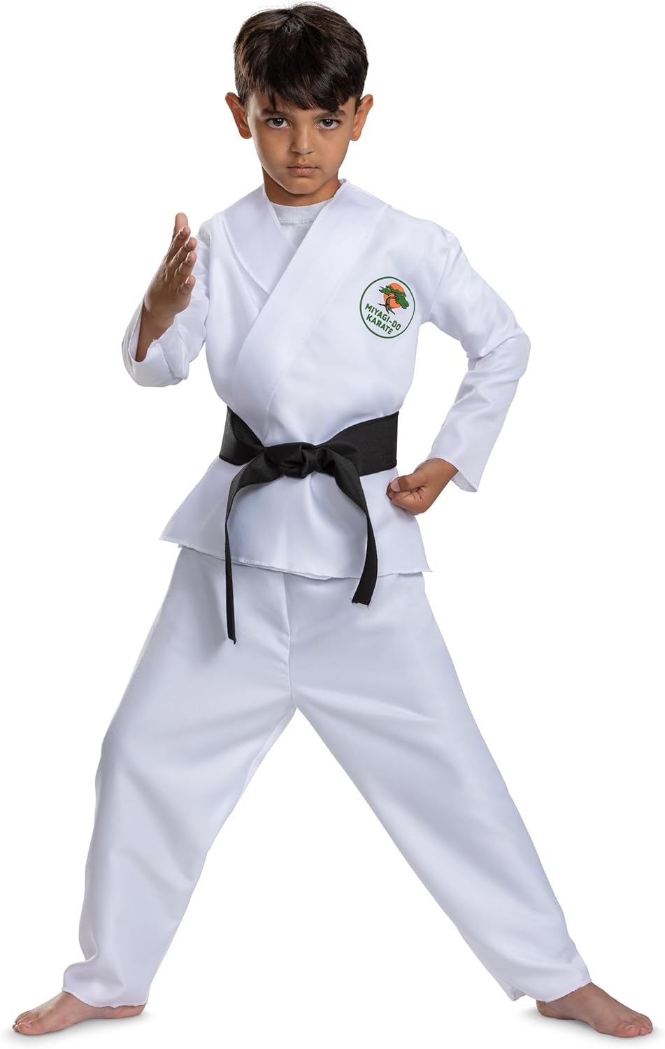 Miyagi-Do Classic Cobra Kai White Karate Fancy Dress Up Halloween Child Costume - Picture 7 of 15