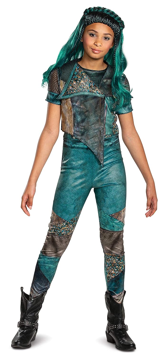 Uma Classic Disney Descendants 3 Movie Fancy Dress Up Halloween Child Costume - Picture 7 of 10
