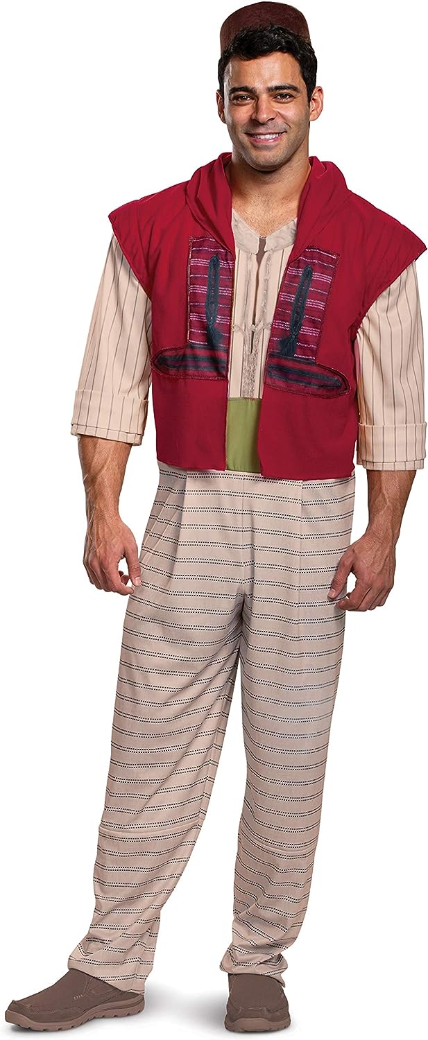 Aladdin Movie Deluxe Disney Fancy Dress Up Halloween Adult Costume - Picture 5 of 8