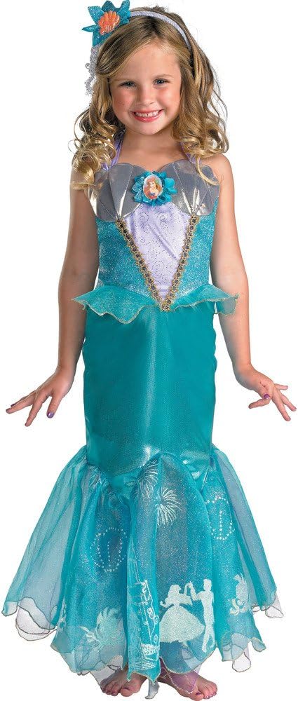 Ariel Prestige Little Mermaid Disney Princess Dress Up Halloween Child  Costume | eBay