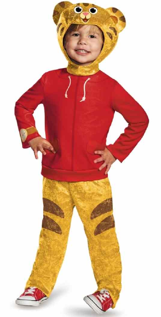 Daniel Tiger Neighborhood PBS Kids Fancy Dress Halloween Toddler Child Costume