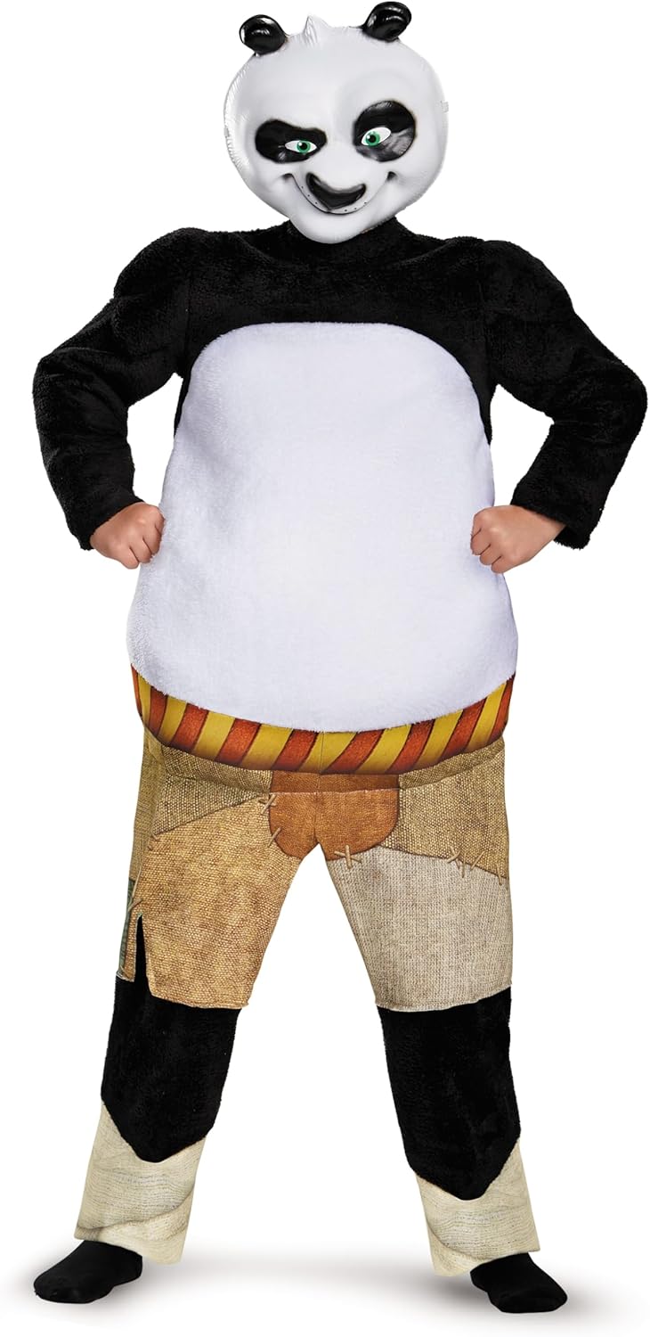 Po Deluxe Kung Fu Panda Movie Bear Animal Fancy Dress Halloween Child Costume - 第 10/12 張圖片