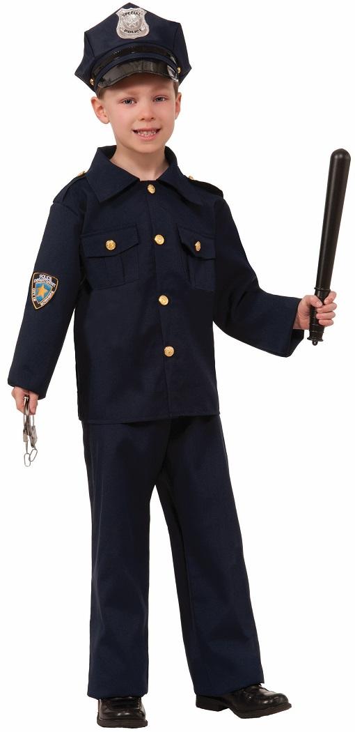 Police Boy Cop Officer Career Fancy Dress Up Halloween Child Costume Accessory - Picture 7 of 8