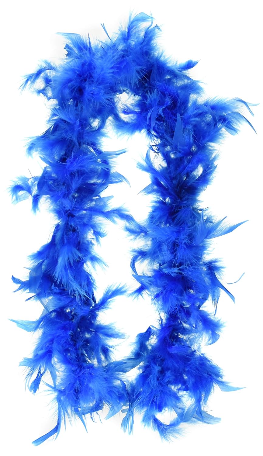 Feather Boa 14.8g Flapper Fancy Dress Up Halloween Costume Accessory 10 COLORS - Picture 10 of 11