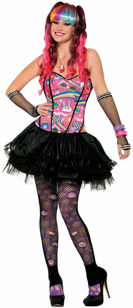 Sugar Max Vibe Candy Girl Club Rave Fancy Dress Up Halloween Sexy Adult ...