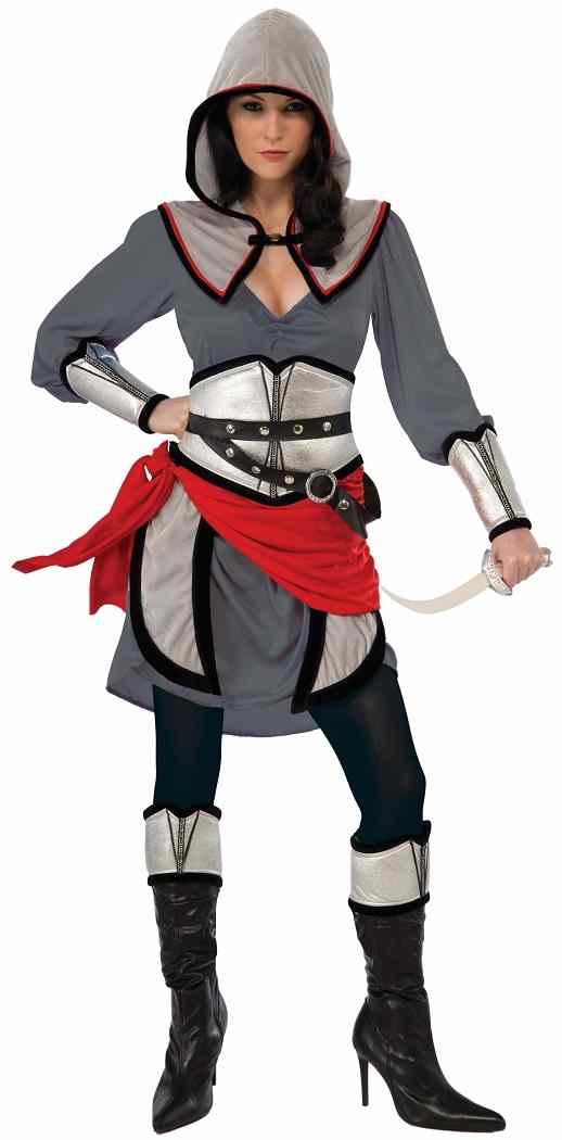 Stealth Kriegerin weibliches Assassin's Creed Kostüm Halloween Erwachsenenkostüm - Bild 1 von 4