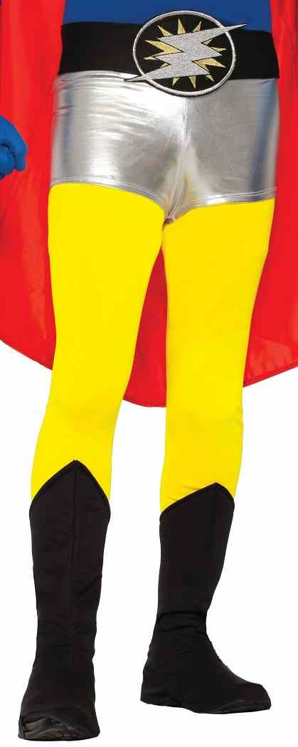 Be Your Own Hero Pants Superhero Halloween Adult Costume Accessory 6 COLORS - Picture 13 of 14