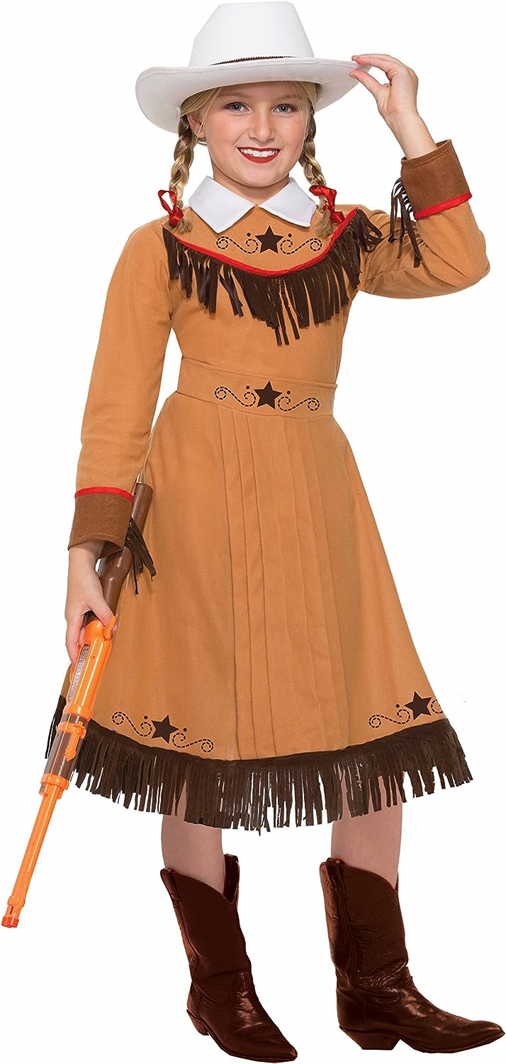 Texas Rosie Western Wild West Sheriff Girl Fancy Dress Halloween Child Costume - Picture 7 of 8